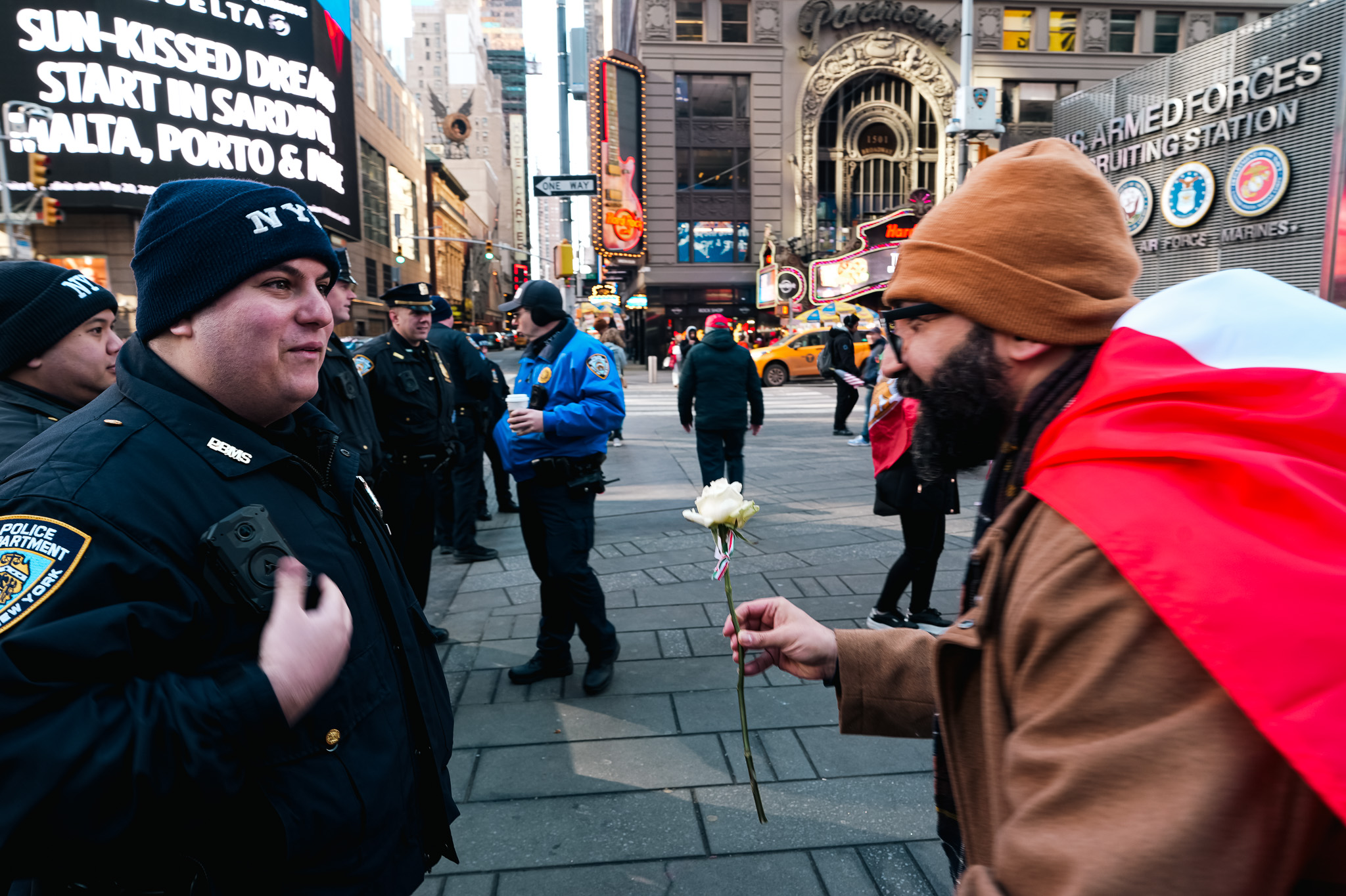 March to Times Square
